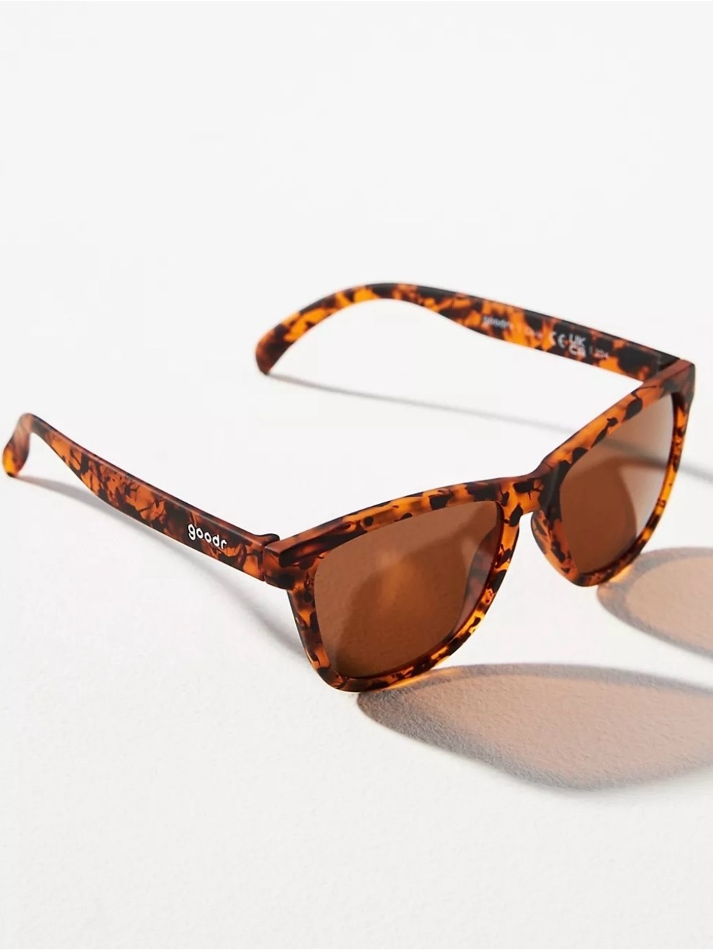 Goodr Bosley’s Basset Hound Dreams Polarized Sunglasses Tortoiseshell Frame